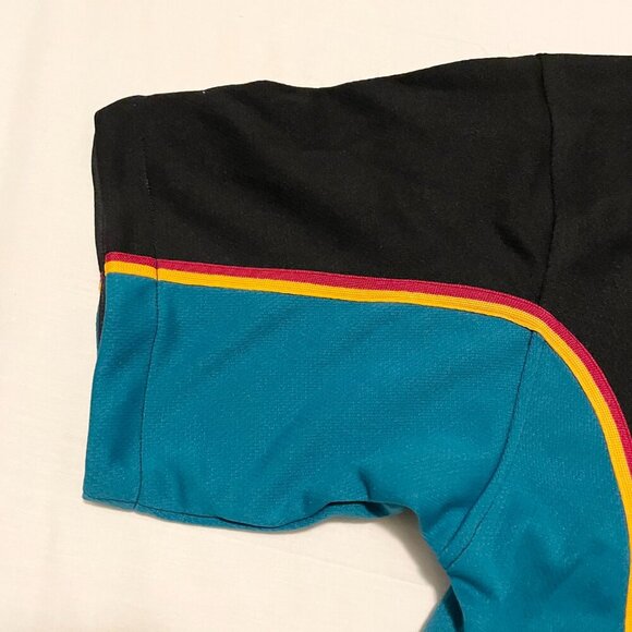 Vintage Nike NBA Detroit Pistons Short Sleeve Shooting Shirt Mens Medium - Picture 12 of 16